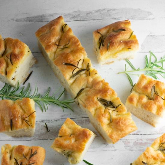 Easy Sheet Pan Focaccia! - Recipe photo by Framed Cooks