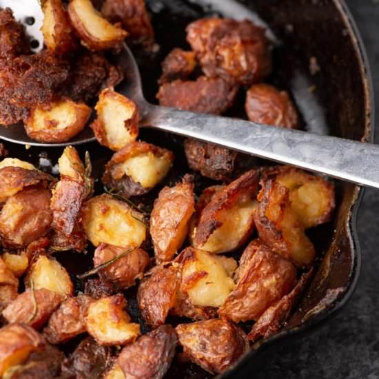 Oven Roasted Crispy Potatoes - Recipe photo by Barbara Curry