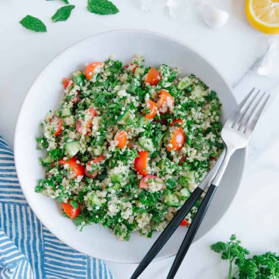 Quinoa Tabbouleh - Recipe photo by eatingbyelaine
