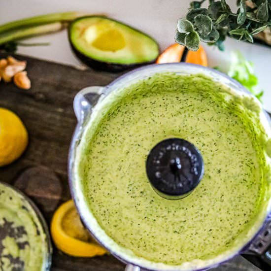 Green Goddess Salad Dressing - Recipe photo by CallMePMc