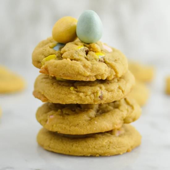 Mini Egg Cookies - Recipe photo by atasteofmadness