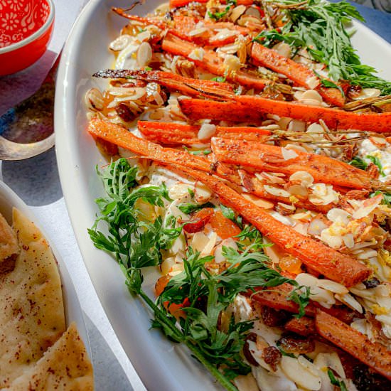 Roasted Carrots Yogurt & Sumac - Recipe photo by NotEntirelyAverage