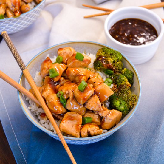 Teriyaki Chicken Bowl - Recipe photo by wholemadeliving
