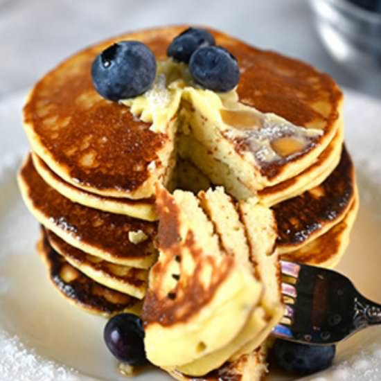 Keto Coconut Flour Pancakes - Recipe photo by tarasketokitchen