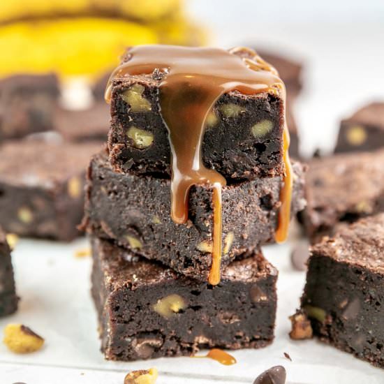 Fudgy Banana Brownies - Recipe photo by bunsenburnerbakery