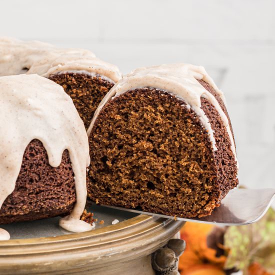 Gingerbread Bundt Cake - Recipe photo by emilyenchanted