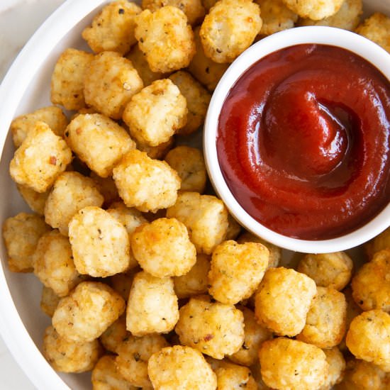 Air Fryer Tater Tots - Recipe photo by theforkedspoon