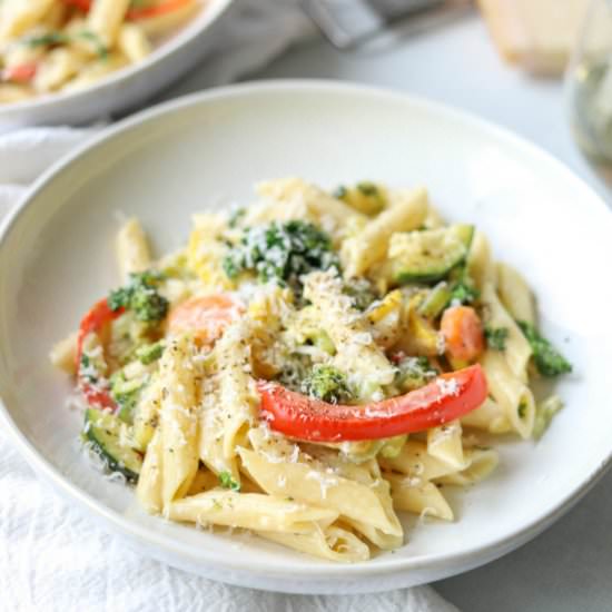 Penne Primavera - Recipe photo by simplymadeeats