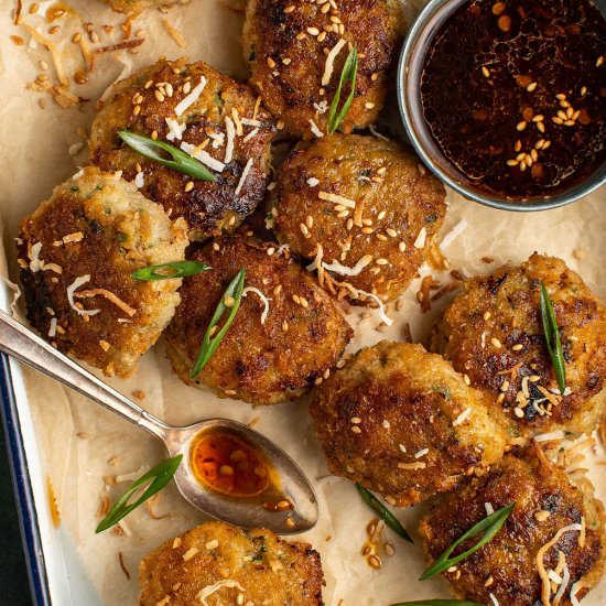 Asian sesame shrimp meatballs - Recipe photo by cherryonmysundae