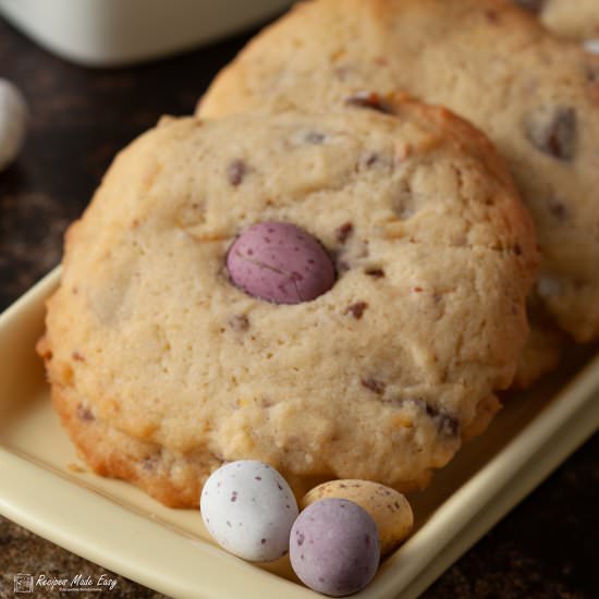 Chocolate mini egg cookies - Recipe photo by Recipe Crumbs