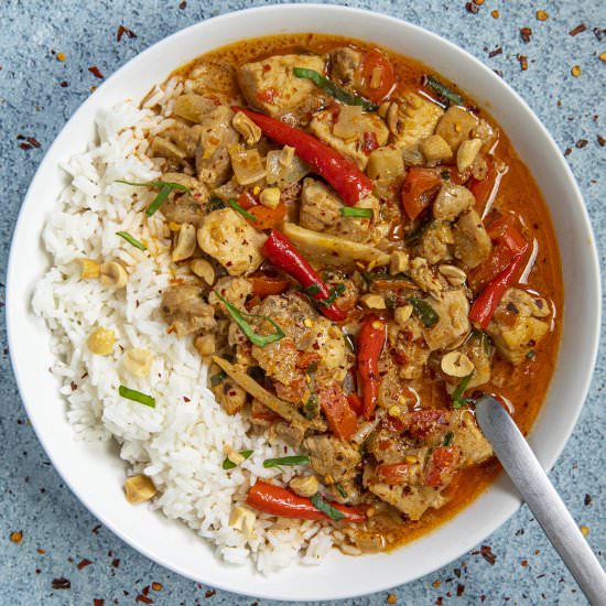 Thai Panang Curry - Recipe photo by ChiliPepperMadness