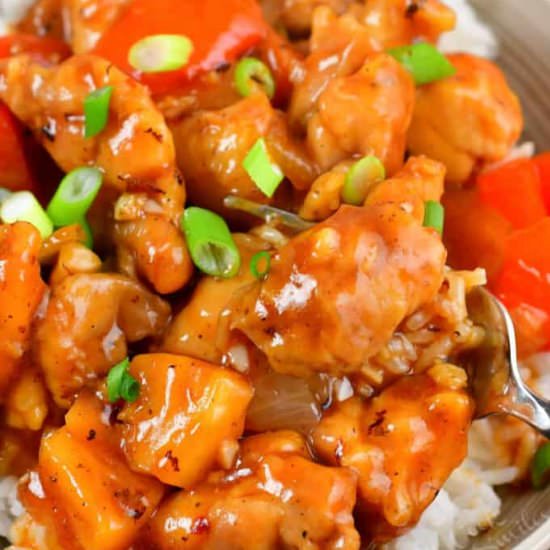 Sweet and Sour Chicken - Recipe photo by WillCookForSmiles