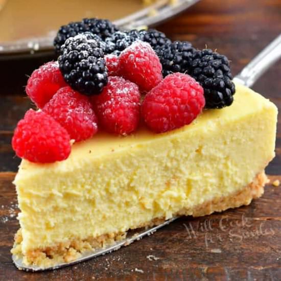 Ricotta Cheesecake - Recipe photo by WillCookForSmiles