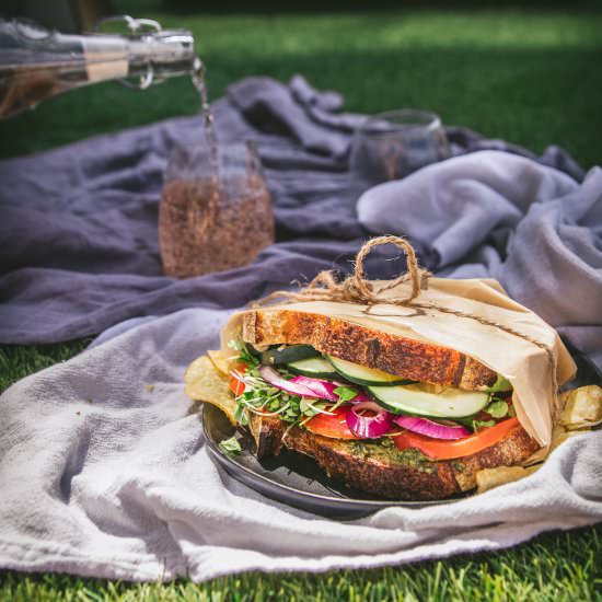 Ultimate California Veggie Sandwich - Recipe photo by emily_garlichead