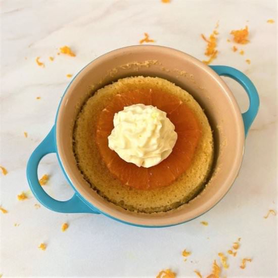 Orange Pudding Cake with Star Anise - Recipe photo by janifoodhall