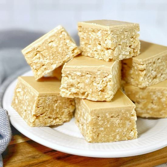 Rice Bubble Slice - Recipe photo by chef not required