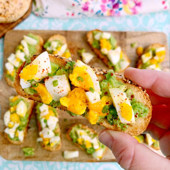 Avocado Toast Crostini - Recipe photo by Theyummymuffin