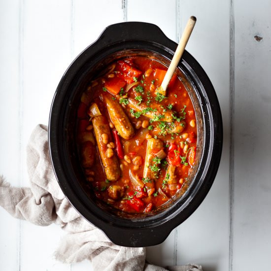 Slow Cooker Sausage Casserole - Recipe photo by KitchenMason