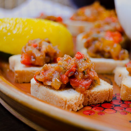Ikra- Eggplant Caviar - Recipe photo by wholemadeliving
