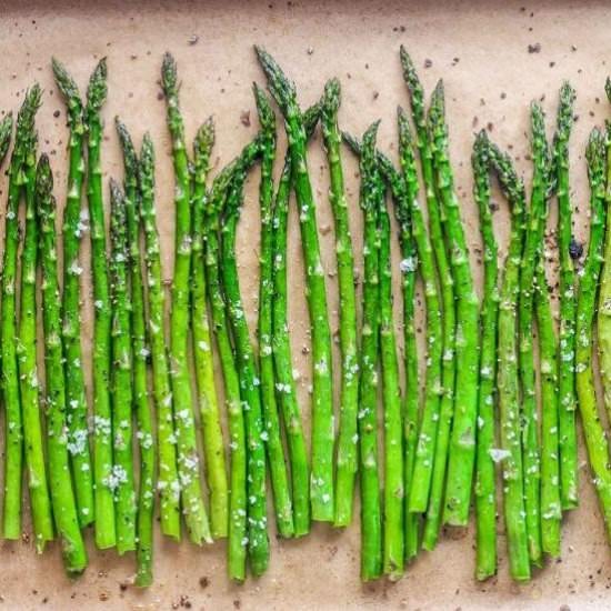 Roasted Truffle Asparagus - Recipe photo by taoofspice