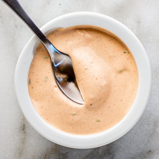 Chipotle Crema - Recipe photo by PinchandSwirl