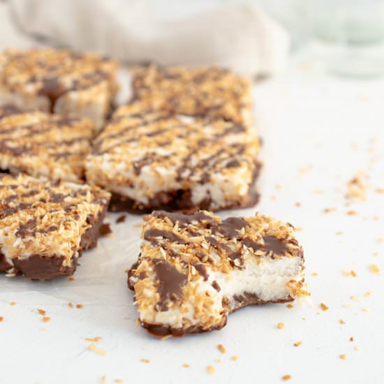 Coconut Chocolate Marshmallows - Recipe photo by fitandfull