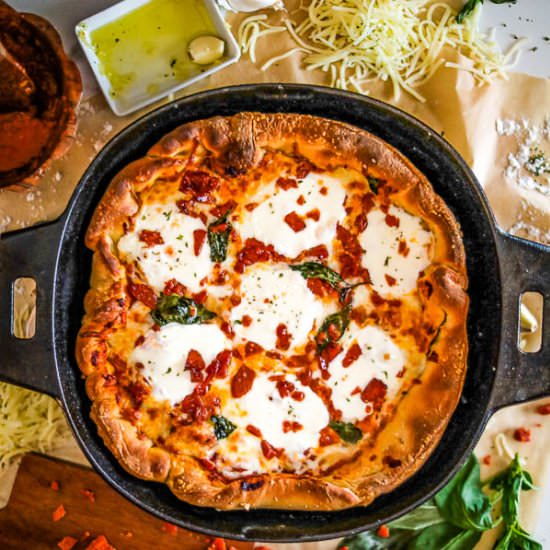 Pepperoni Lover’s Deep Dish pizza - Recipe photo by CallMePMc
