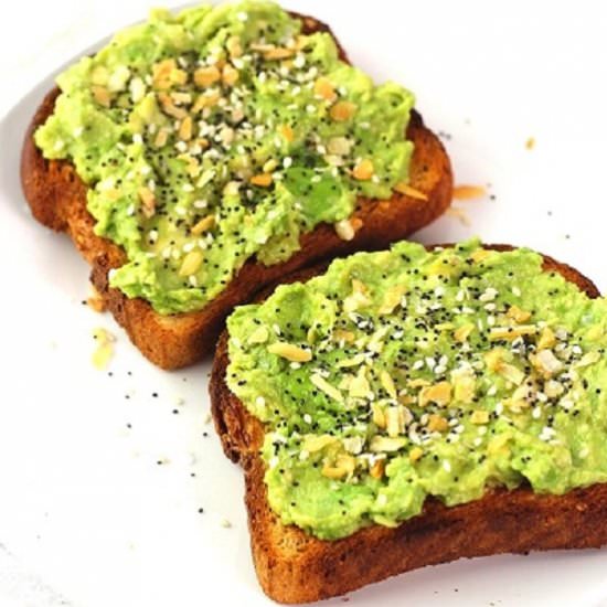 everything bagel avocado toast - Recipe photo by nowcookthis