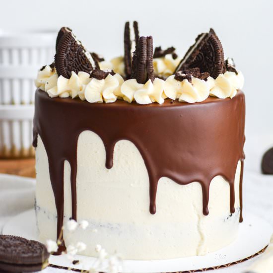 Vegan Oreo Cake - Recipe photo by earthly provisions