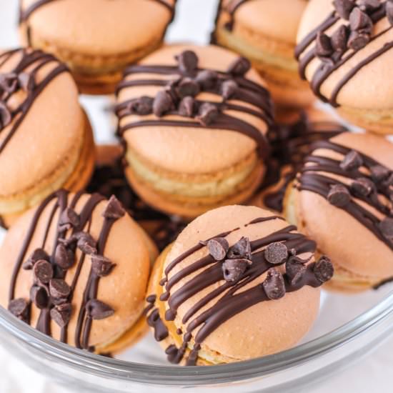 Cookie Dough Macarons - Recipe photo by Bakes and Blunders
