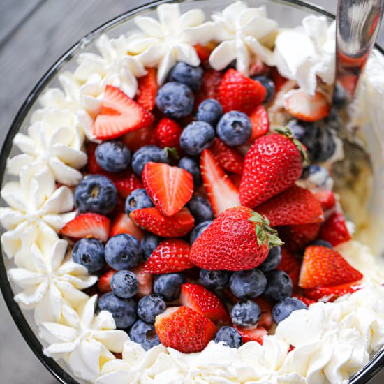 Easy Berry Trifle - Recipe photo by thebakingchocolatess