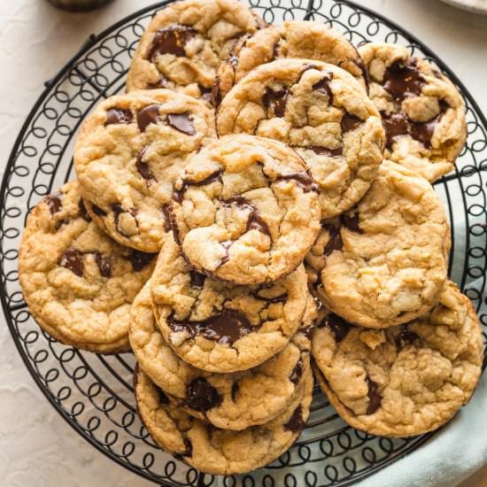 Bakery Style Chocolate Chip Cookies - Recipe photo by nourishandfete