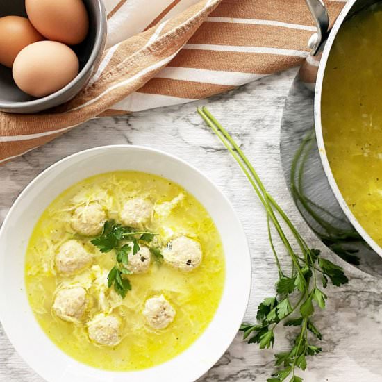 Italian Wedding Egg Drop Soup - Recipe photo by Girlwithaspatula