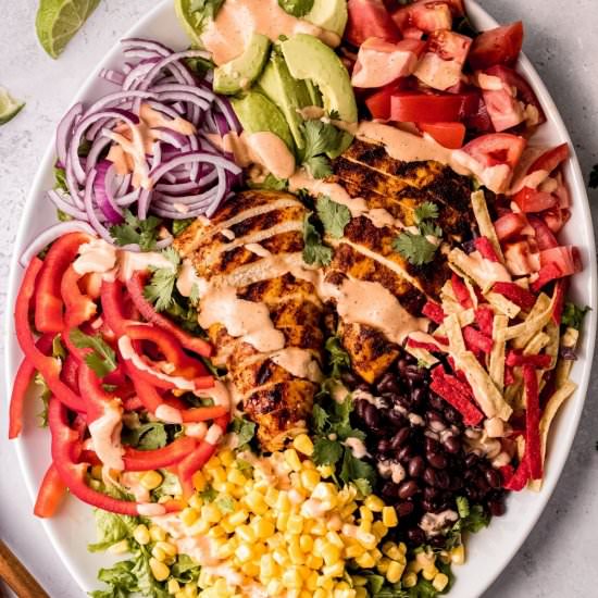 Spicy Southwest Chicken Salad - Recipe photo by Theoregondietitian