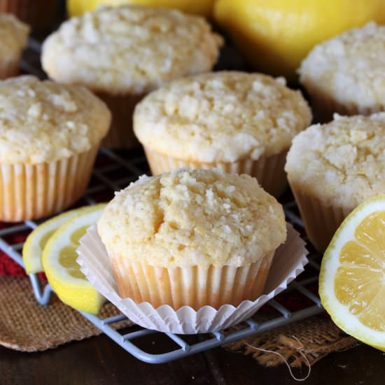 Lemon Crumb Muffins - Recipe photo by thekitchenismyplayground