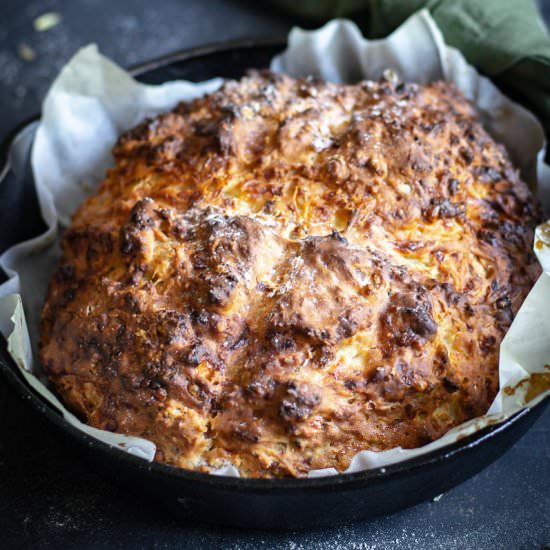 Bacon, Chive & Cheese Soda Bread - Recipe photo by The Irishmans Wife