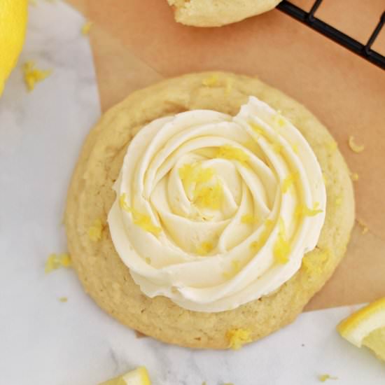 Lemon Sugar Cookies wLemon Frosting - Recipe photo by Ereese