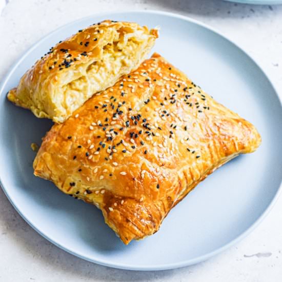 Bakery Style Chicken Puffs - Recipe photo by Annikaeats