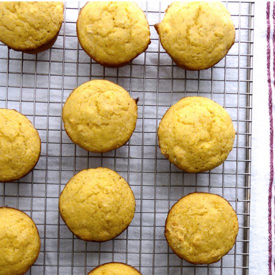 Easy Homemade Cornbread Muffins - Recipe photo by kidtestedrecipes
