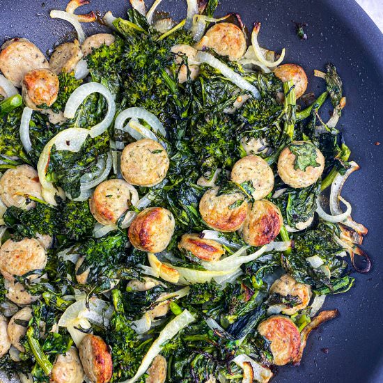 Broccoli Rabe and Sausage Bake - Recipe photo by TastefullyGrace
