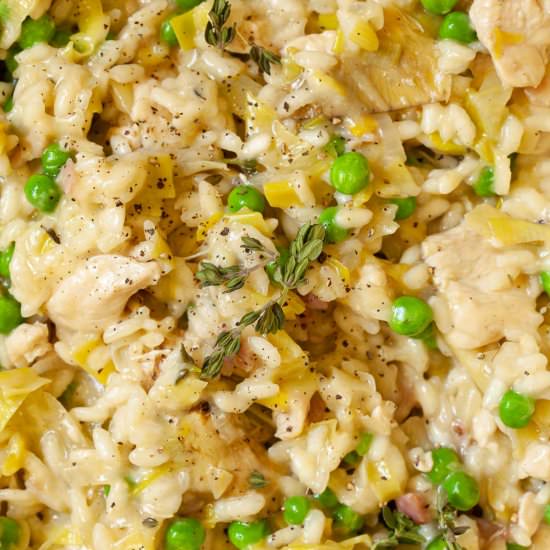 Chicken and Leek Risotto - Recipe photo by littlesugarsnaps