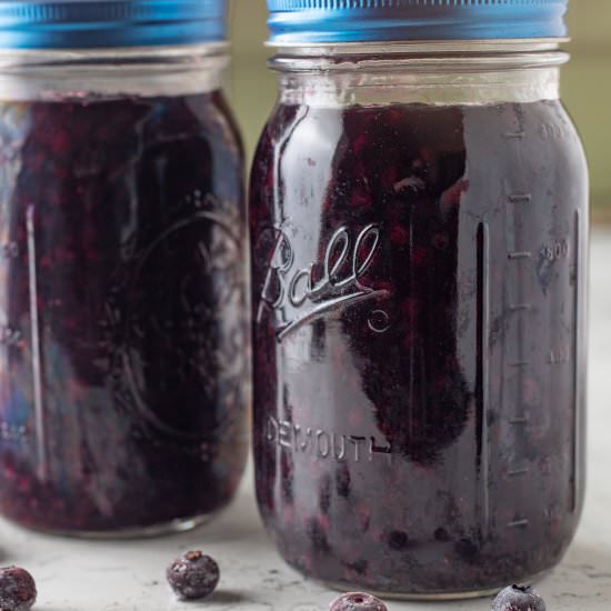 Blueberry Pie Filling - Recipe photo by BinkysCulinaryCarnival