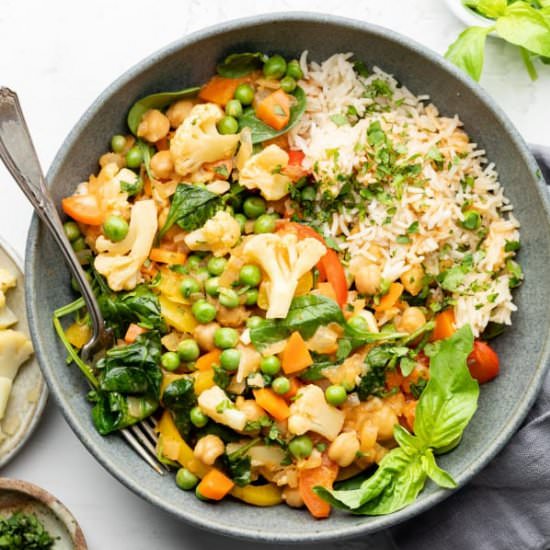 Thai Red Vegetable Curry - Recipe photo by erinliveswhole