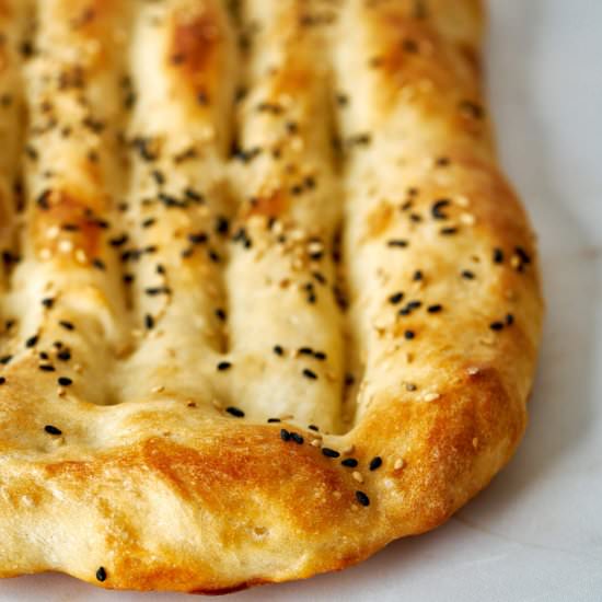 Noon Barbari – Persian Flatbread - Recipe photo by proportionalplate
