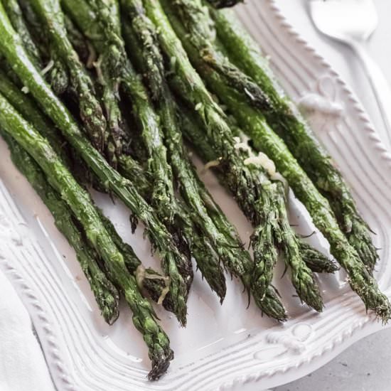 Air Fryer Asparagus - Recipe photo by Theoregondietitian