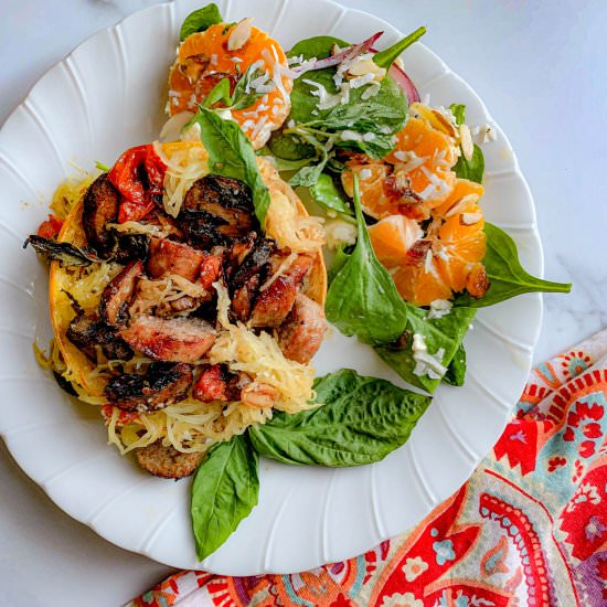Baked Spaghetti Squash Nests - Recipe photo by NotEntirelyAverage