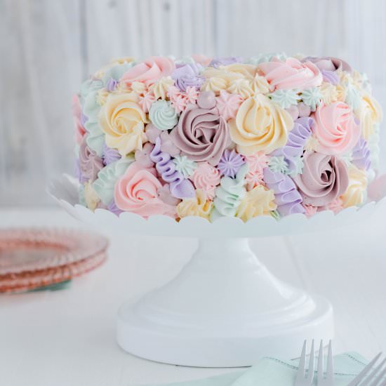 Spring Lemon Layer Cake - Recipe photo by TheCakeChica