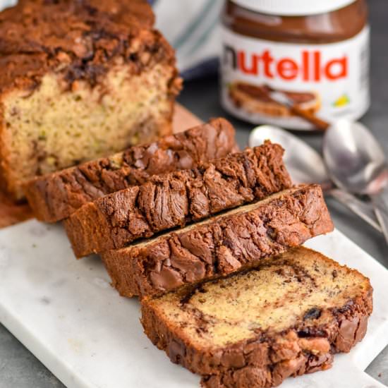 Nutella Banana Bread - Recipe photo by simplejoy