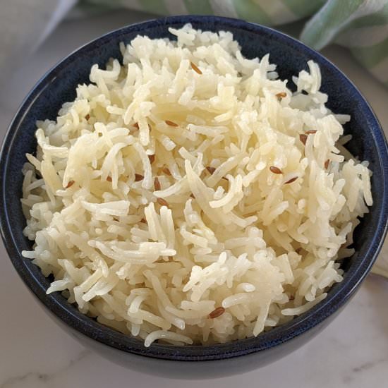 Jeera (cumin) rice - Recipe photo by vegbyswati