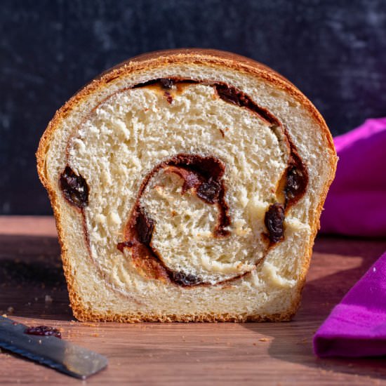 Sourdough Cinnamon Raisin Bread - Recipe photo by sourdoughbrandon